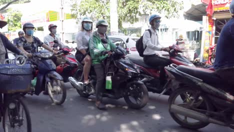 Motorroller-Verkehr-Ho-Chi-Minh-Stadt