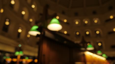 State-Library-Victoria-at-nighttime-people-studying-at-melbourne-library-Melbourne-tourism-attractions,-melbourne-library