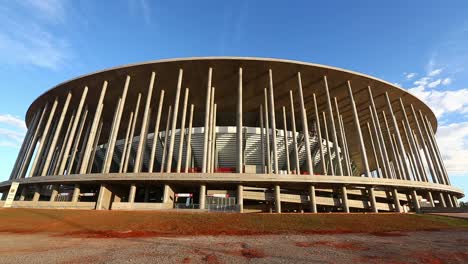 Statische-Außenansicht-Des-Mane-Garrincha-Stadions-In-Brasilien