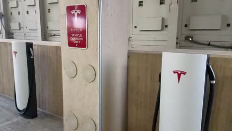 Tesla-Vehicle-Charging-Station-In-A-Car-Garage