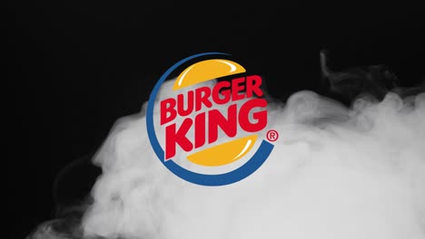 Editorial-Ilustrativa-Del-ícono-De-Burger-King-Que-Aparece-Cuando-El-Humo-Sobrevuela