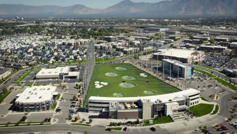 Top-Golf-at-Midvale,-Salt-Lake-City-in-Utah