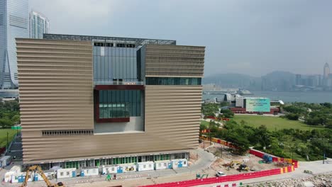 Hong-Kong-Palace-Museum-Hkpm-Gebäude,-Während-Der-Bauphase