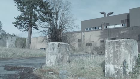 Derelict-factory-abandoned-for-many-years-wide-timelapse