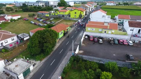 Running-with-bulls-is-a-tradition-in-the-Azores,-almost-everyday-during-summer-villagers-come-and-celebrate