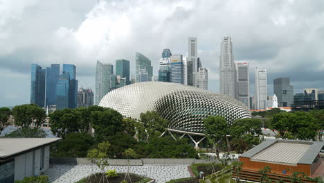 Singapore---Circa-Aerial-view-of-a-cityscape