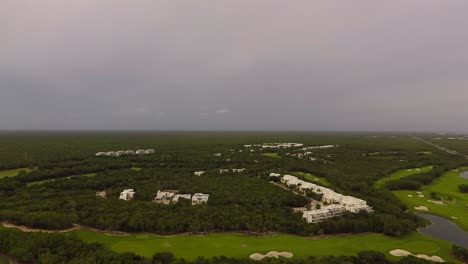 observe-from-the-heights-the-beautiful-golf-course-of-Bahia-Principe-in-Quintana-Roo,-invites-you-to-do-sports