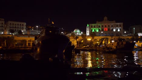 Vom-Hafen-Von-Algier.-Algerien-Bei-Nacht