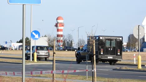 US-President-Joe-Biden-Secret-Service-Motorcade-During-Visit-to-Poland-Border