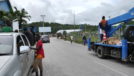 Solomon-Airlines--Intenational-Inaugural-Flight-to-Munda