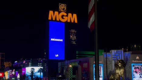 Die-Koreanische-Popgruppe-„BTS“-Steht-Während-Ihres-Ausverkauften-Konzertwochenendes-Im-Mittelpunkt-Des-Las-Vegas-Strip