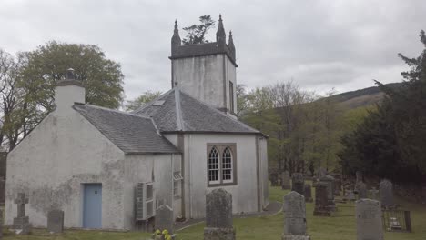 La-Parte-Trasera-De-La-Iglesia-De-Kilmorich-En-Cairndow