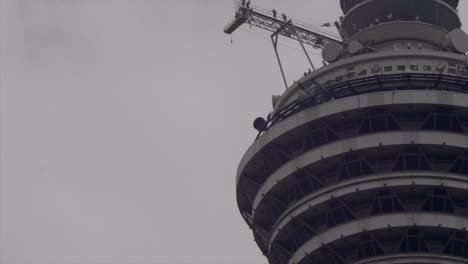 Base-jumpers-jumping-from-Menara-tower-in-Kuala-Lumpur