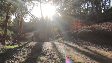 A-professional-runner-challenges-herself-by-running-huge-dirt-hills