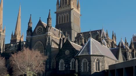 St-Patricks-Kathedrale,-Melbourne,-Australien-St-Patricks-Kathedrale-Architektur-Melbourne-Historische-Kirche