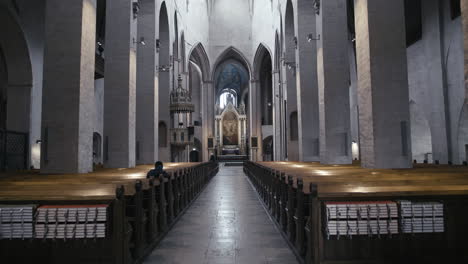 Tiro-De-Cardán-Gran-Angular-Interior-De-La-Catedral-De-Turku