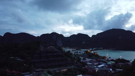 The-streets-of-Phi-Phi-island-in-evening