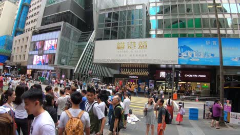 Hong-Kong-Im-Central-District-Den-Ganzen-Tag