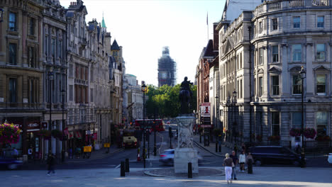 London,-England,-Circa:-Zeitraffer-Stadt-London-Mit-Big-Ben-In-England