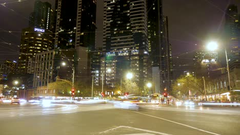 Melbourne-Paranoma-Skyline-Zeitraffer-Bei-Nacht-Melbourne-City-Zeitraffer-Bei-Nacht