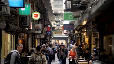 Calle-Del-Café,-Cafe-Laneway-Melbourne-Lugar-Central-Melbourne-Cafe-Lane,-Café-De-Melbourne