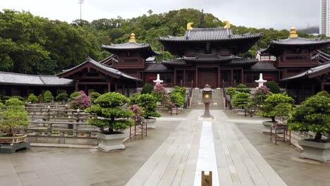 Nan-Lian-Garden-Im-Herzen-Von-Hong-Kong,-Schwenk-Rechts