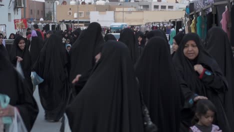 Un-Lapso-De-Tiempo-De-Un-Mercado-De-Pueblo-En-Bahrein