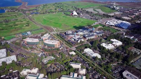 Mountain-View,-CA,-USA---April-18-2017:-Google-headquarters-in-Googleplex-HQ-building-main-campus-in-Silicon-Valley