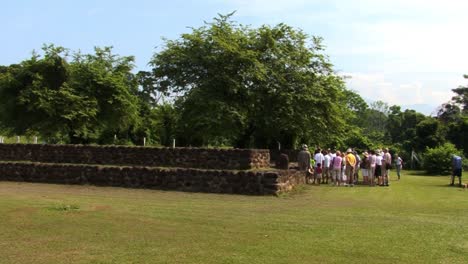 Izapa-archeological-site-in-Mexico,-view-of-a-section-of-Group-F