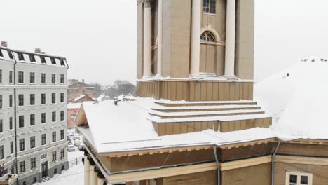 Iglesia-De-Jesús-Lugar-Sagrado-Luterano-En-Invierno-Riga-Letonia