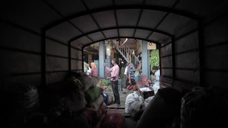 Indian-vegetable-truck-in-the-city-market