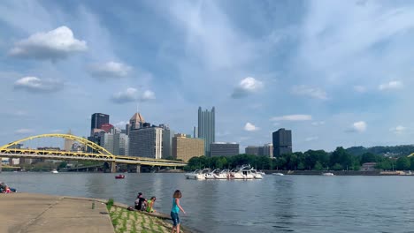 El-Centro-De-Pittsburgh-Visto-Desde-La-Distancia