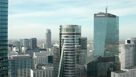 Deloitte-Skyscaper-in-Warsaw-Poland-Drone-Aerial