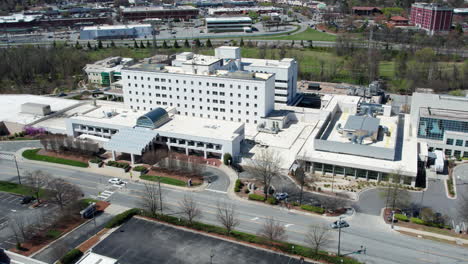 Rotating-drone-shot-Cone-Health-Wesley-Long-Hospital