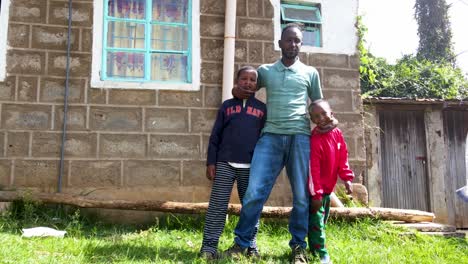 African-father-and-his-two-boys---Dad-love