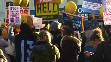 Lots-of-signs-and-posters-displayed-outside-the-Supreme-Court