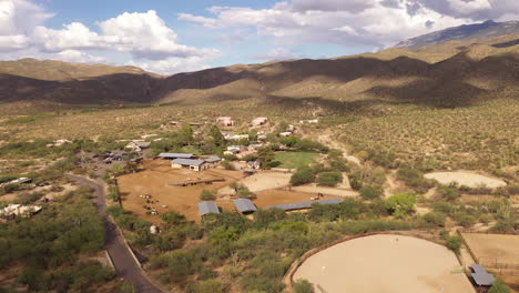 Rancho-Tanque-Verde-En-Tucson,-Arizona,-Vista-Aérea