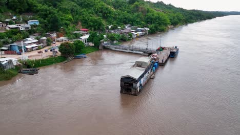 Cargo-boat-on-Amazon-river.-Amazonia.-South-America