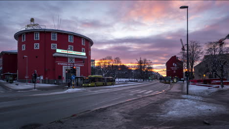 Arquitectura-En-Trondheim,-Noruega