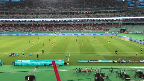 Juego-De-Turquía-Vs-Gales-En-Bakú,-Azerbaiyán.-16.06.21