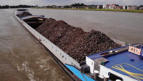 Aerial-View-Of-Finn-Lucas-Deymann-Cargo-Ship-Along-River-Noord