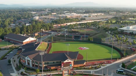 Luftaufnahme-Des-Baseballstadions-Der-Liberty-University