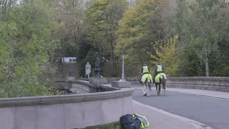 A-large-police-presence-has-gathered-in-Glasgow-to-ensure-safety-during-the-COP26-Climate-summit