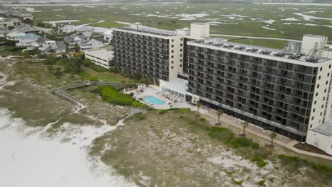 Luftaufnahme-Von-Shell-Island-Resort-Wrightsville-Beach