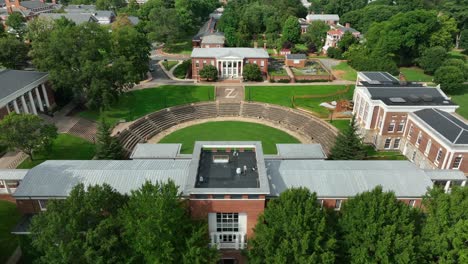 Anfiteatro-Mcintire-En-La-Universidad-De-Virginia,-Uva