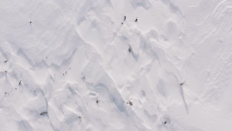 Drohnenaufnahmen-Von-Schneefeldern