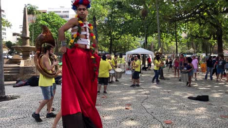 Fiesta-Callejera-De-Carnaval-En-Río-De-Janeiro,-Brasil