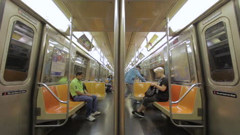 People-Ride-The-Subway-In-New-York-City