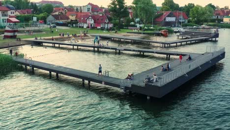 The-guarded-bathing-pool-at-the-lake