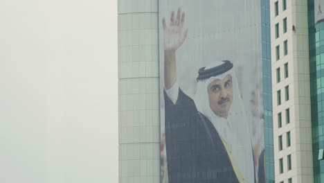 Katar-Emir-Tamim-Auf-Einer-Plakatwand